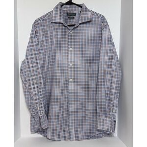 Lauren‎ Ralph Lauren Suprima Cotton Large Plaid Button Down Long Sleeve Man's